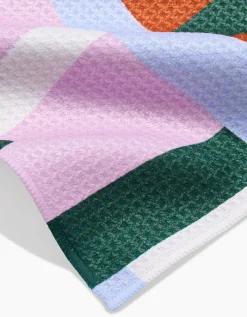 GEOMETRY Abstract Collage Bar Towel