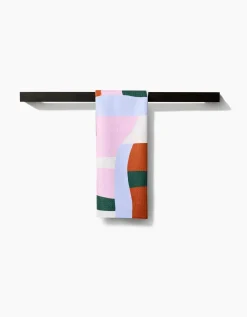 GEOMETRY Abstract Collage Tea Towel