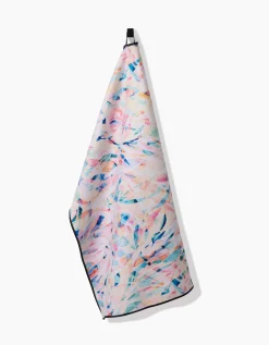 GEOMETRY Abstract Jungle Dog Towel