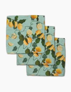 GEOMETRY Amalfi Lemon Dishcloth Set