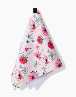 GEOMETRY Anemone Garden Flowers Bar Towel