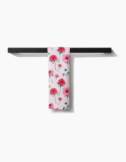GEOMETRY Anemone Garden Flowers Bar Towel