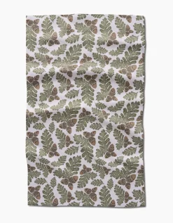 GEOMETRY Autumn Pines Tea Towel