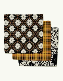GEOMETRY Autumn Plaid Dishcloth Set