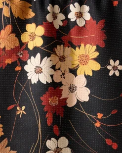 GEOMETRY Autumn Whispers Tea Towel