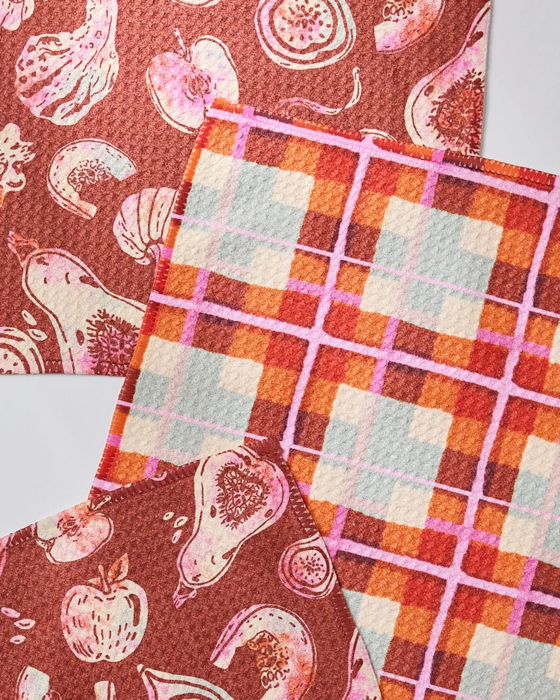 GEOMETRY Autumnal Love Dishcloth Set