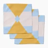 GEOMETRY Balanced Blue Luxe Washcloth Set