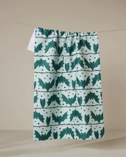 GEOMETRY Bats Stripes and Dots Tea Towel