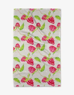 GEOMETRY Berry Bright Tea Towel