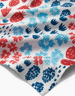GEOMETRY Berry Meadow Tea Towel