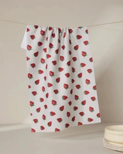 GEOMETRY Berry Patch Tea Towel