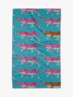 GEOMETRY Big Cats Tea Towel
