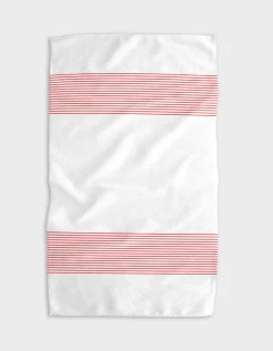 GEOMETRY Blank Space - Candy Apple Tea Towel