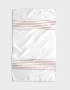 GEOMETRY Blank Space - Dusty Rose Tea Towel