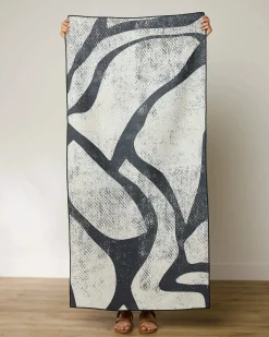 GEOMETRY Block Beach Towel