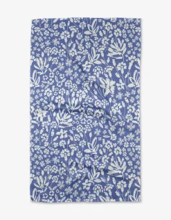 GEOMETRY Bloom Me Over Floral Tea Towel