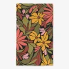 GEOMETRY Blooming Black Luxe Hand Towel