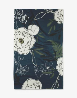 GEOMETRY Blooming Possibilities Tea Towel