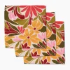 GEOMETRY Blooming Tan Luxe Washcloth Set