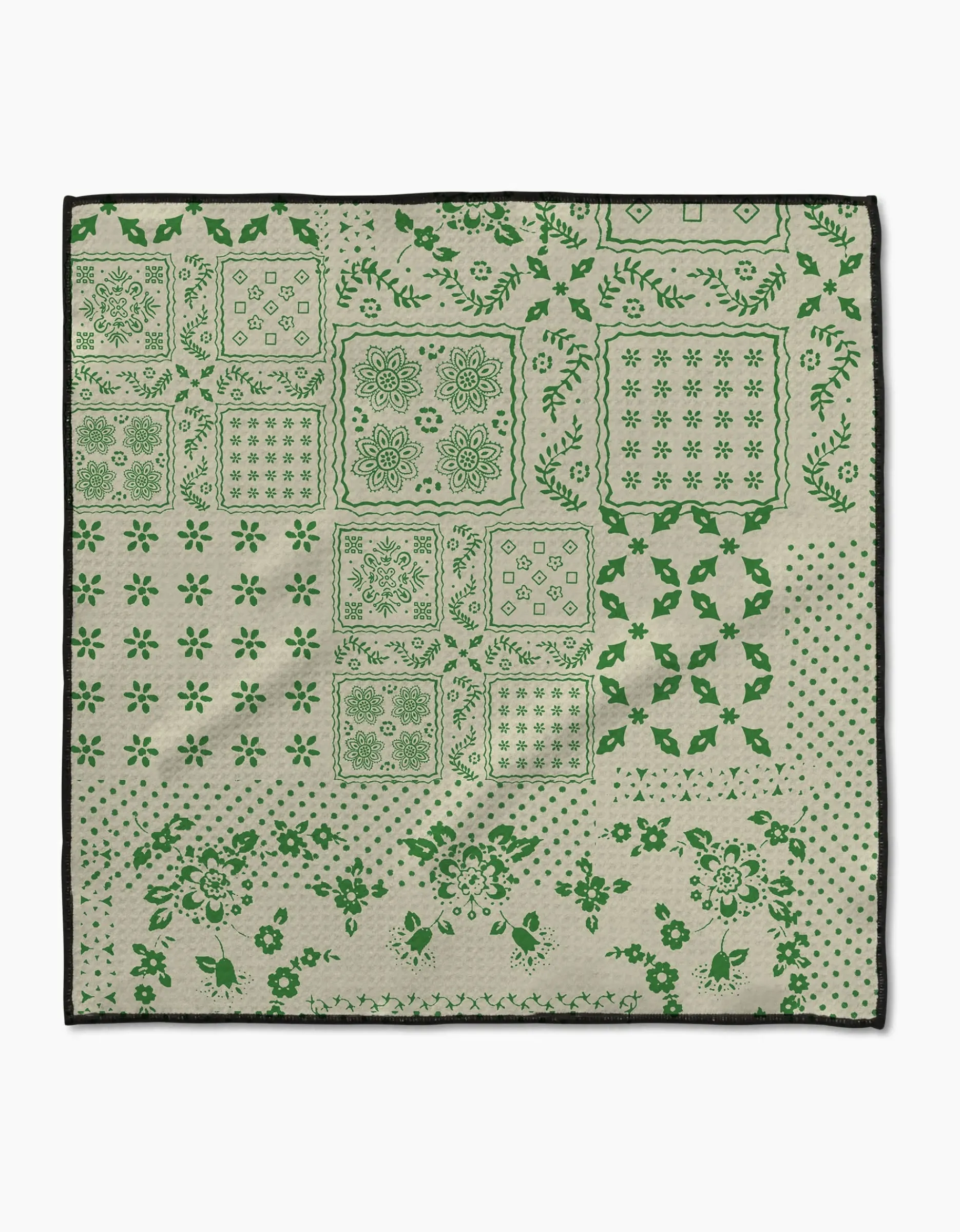 GEOMETRY Blossoming Bandanna Green Paw Towel