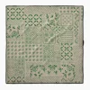 GEOMETRY Blossoming Bandanna Green Dog Towel