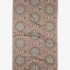 GEOMETRY Blue Aster Foxtrot Tea Towel
