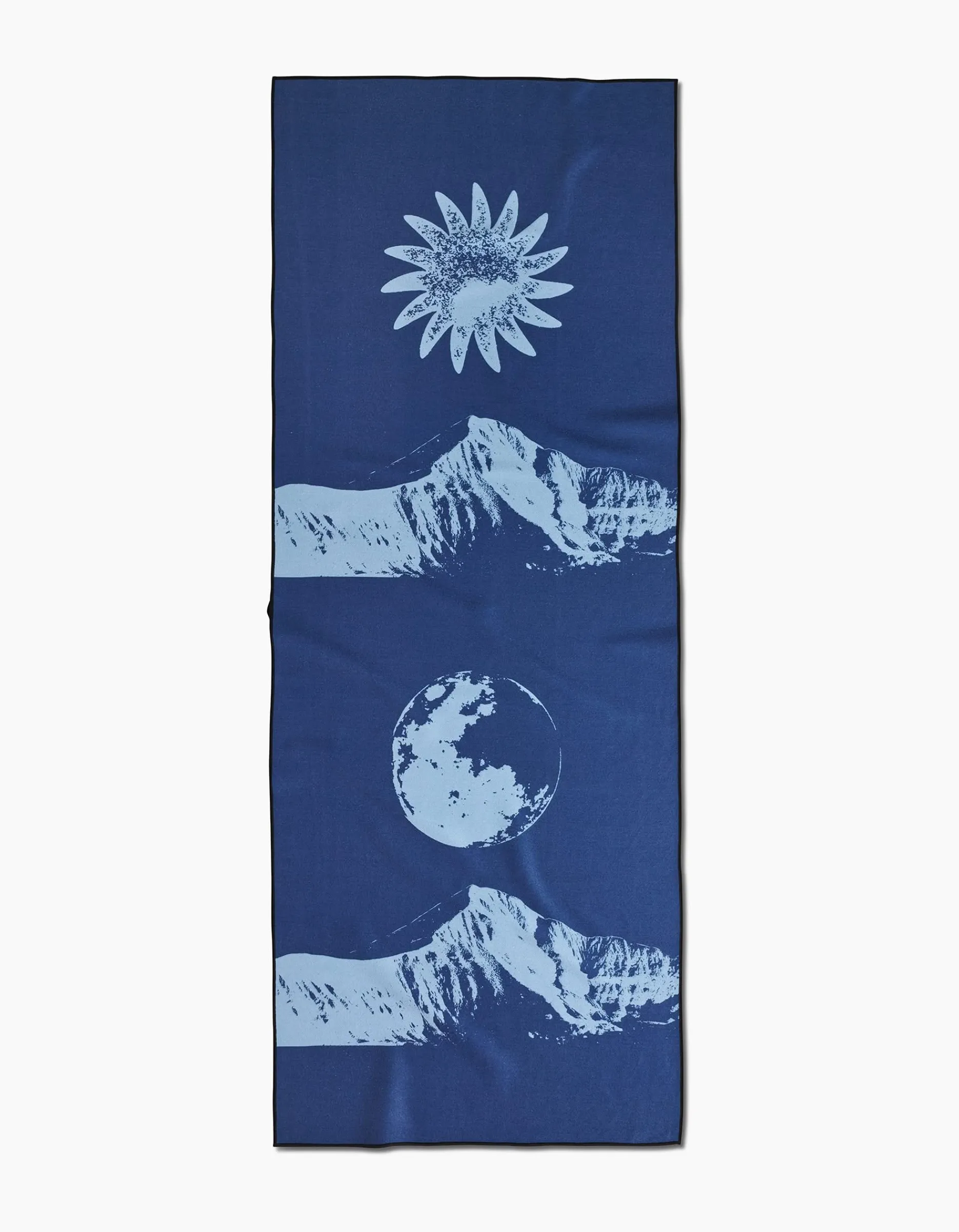 GEOMETRY Blue Moon Yoga Towel