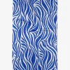 GEOMETRY Blue Willow Wave Tea Towel