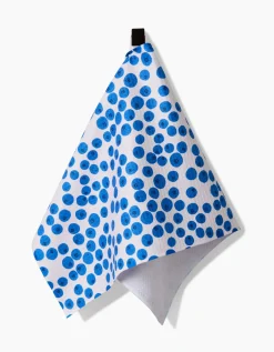 GEOMETRY Bluebs Bar Towel