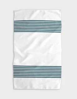 GEOMETRY Bold Blank Space - Emerald Tea Towel