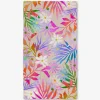 GEOMETRY Bold Blossoms Luxe Bath Towel
