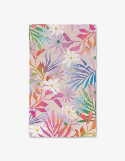 GEOMETRY Bold Blossoms Luxe Hand Towel