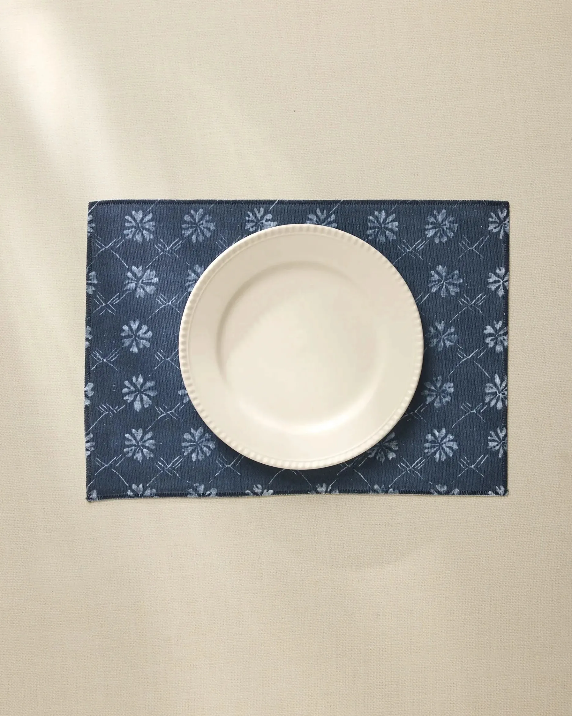 GEOMETRY Bonnie Indigo Placemat