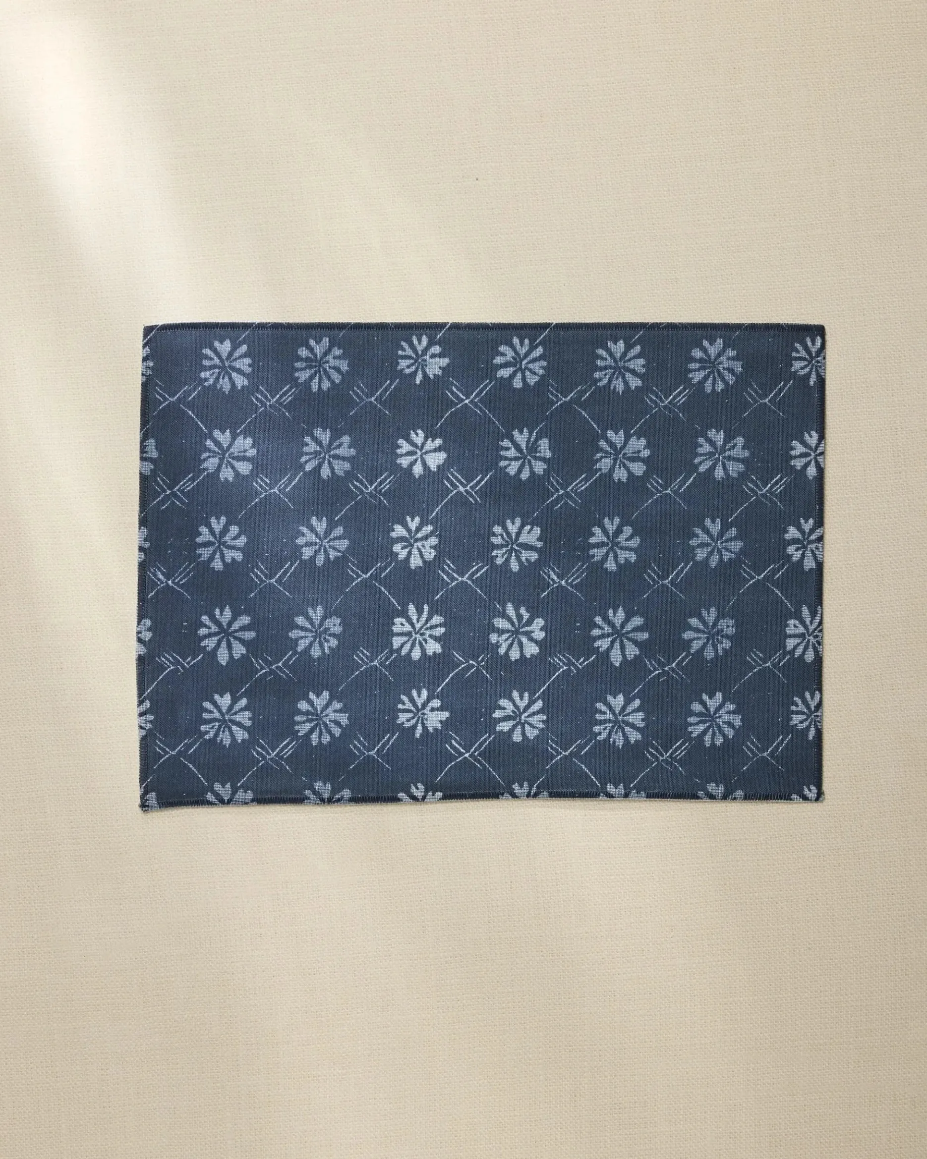 GEOMETRY Bonnie Indigo Placemat
