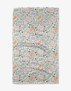 GEOMETRY Boo Burst Tea Towel