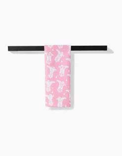 GEOMETRY Boots On Worries Gone Tea Towel