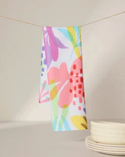 GEOMETRY Botanical Burst Tea Towel