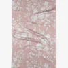 GEOMETRY Botanical Silhouettes Blush Tea Towel