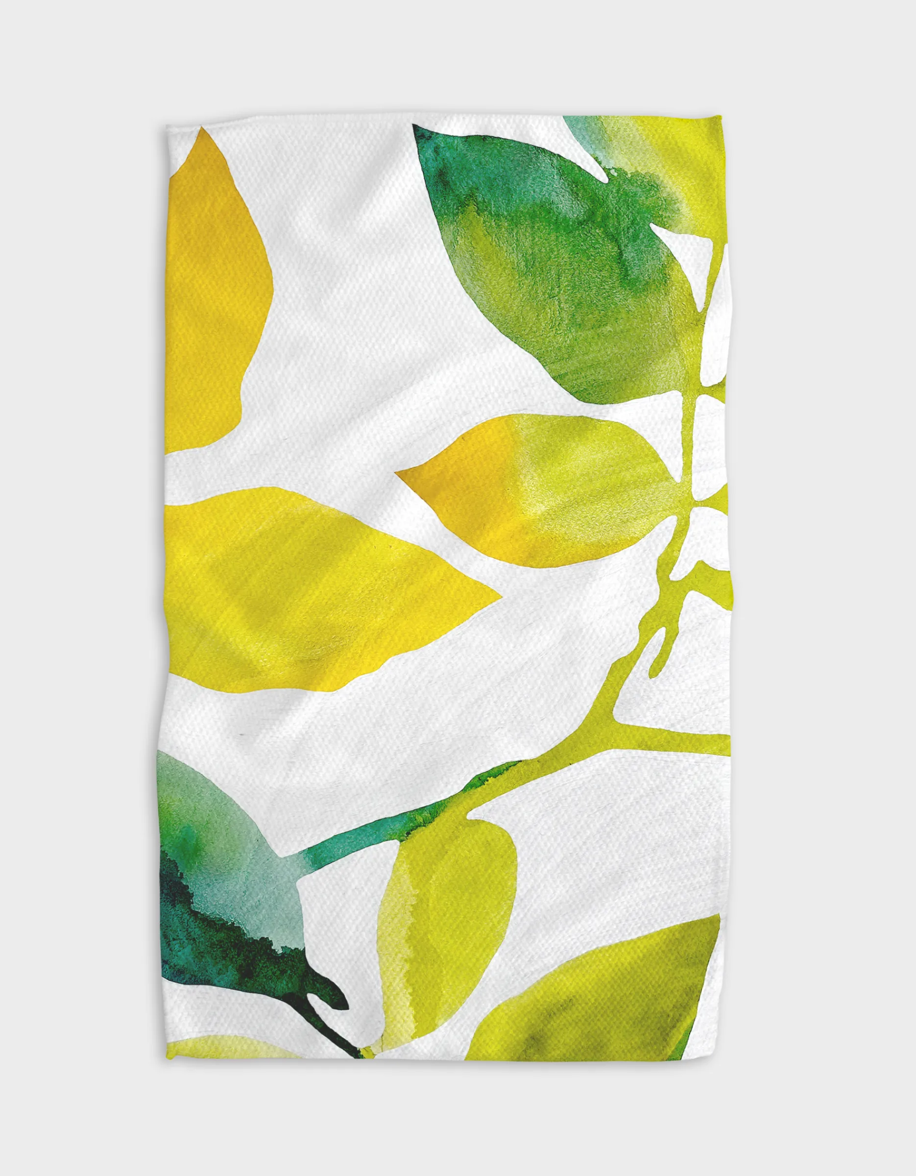 GEOMETRY Botanical Watercolor Citrus Tea Towel
