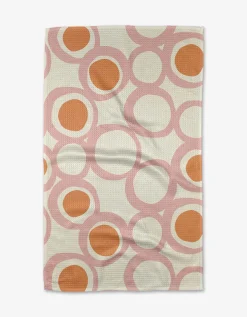 GEOMETRY Bouncing Balls Tea Towel