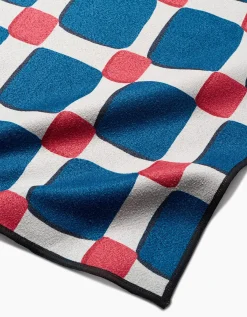 GEOMETRY Box Check Picnic Beach Blanket