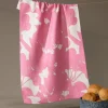 GEOMETRY Bramble Pink Tea Towel