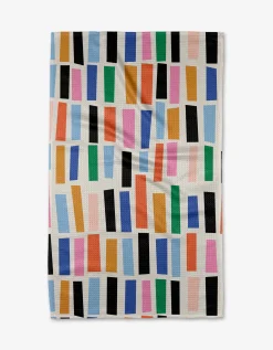 GEOMETRY Bricks Tea Towel