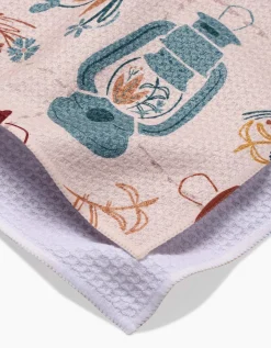 GEOMETRY Bright Spot Tea Towel