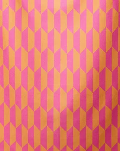 GEOMETRY Bright Trapezoid Beach Towel