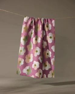 GEOMETRY Brushed Bouquet Tea Towel