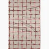 GEOMETRY Brushstroke Checks Tea Towel