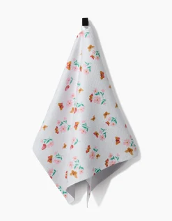GEOMETRY Butterfly Garden Tea Towel
