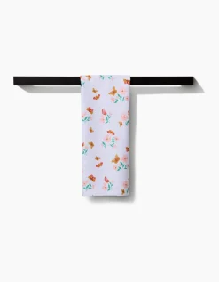 GEOMETRY Butterfly Garden Tea Towel