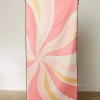 GEOMETRY Candy Pink Beach Towel
